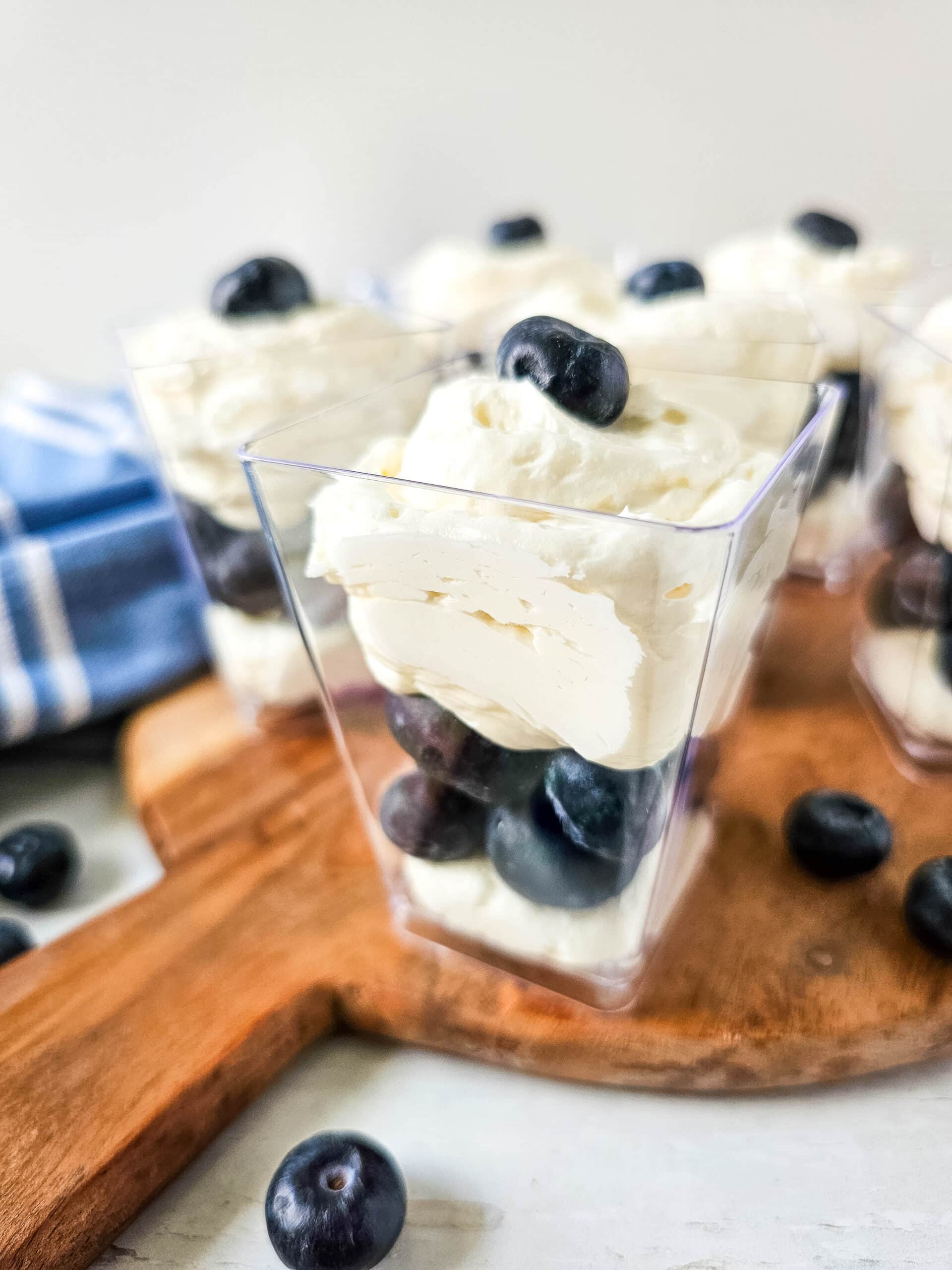 Blueberry Cheesecake Parfaits