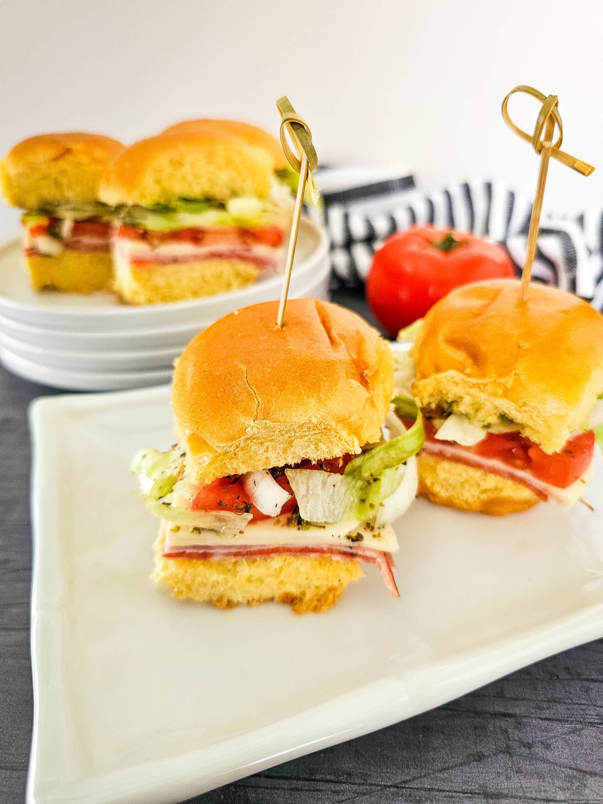 Tiny But Mighty: Bite-Sized Italian Sub Sliders