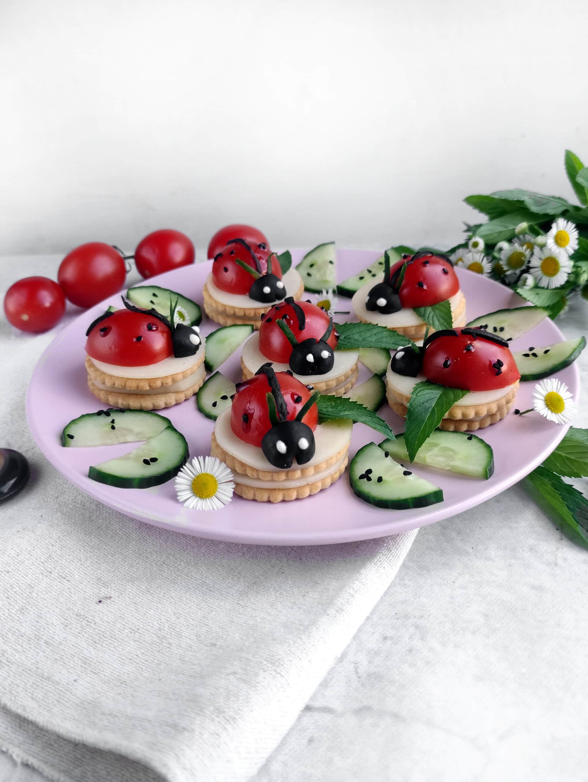 Ladybug Appetizer: A Bug-A-licious Bite!