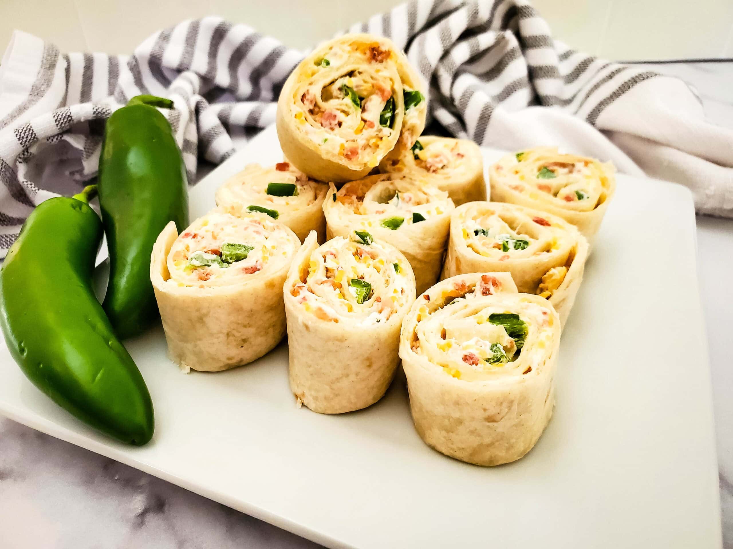 A Spicy Twist Jalapeno Popper Pinwheels