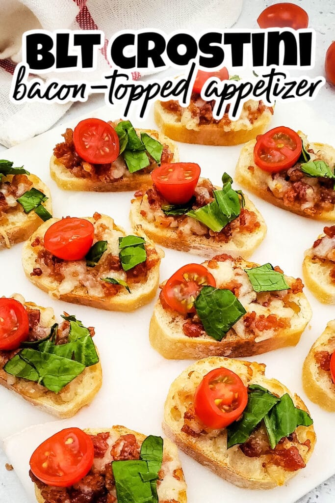 BLT Crostini Appetizer