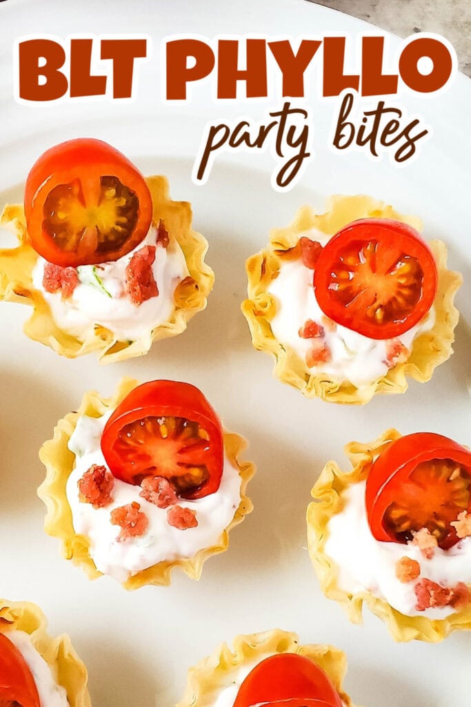 BLT Phyllo Party Bites