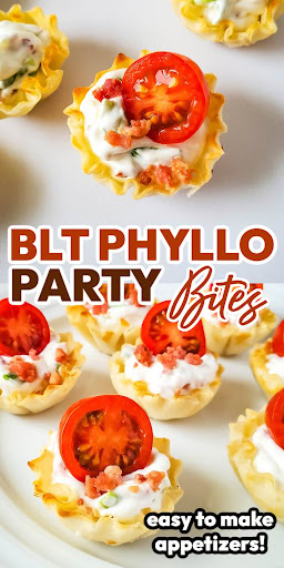 BLT Phyllo Party Bites