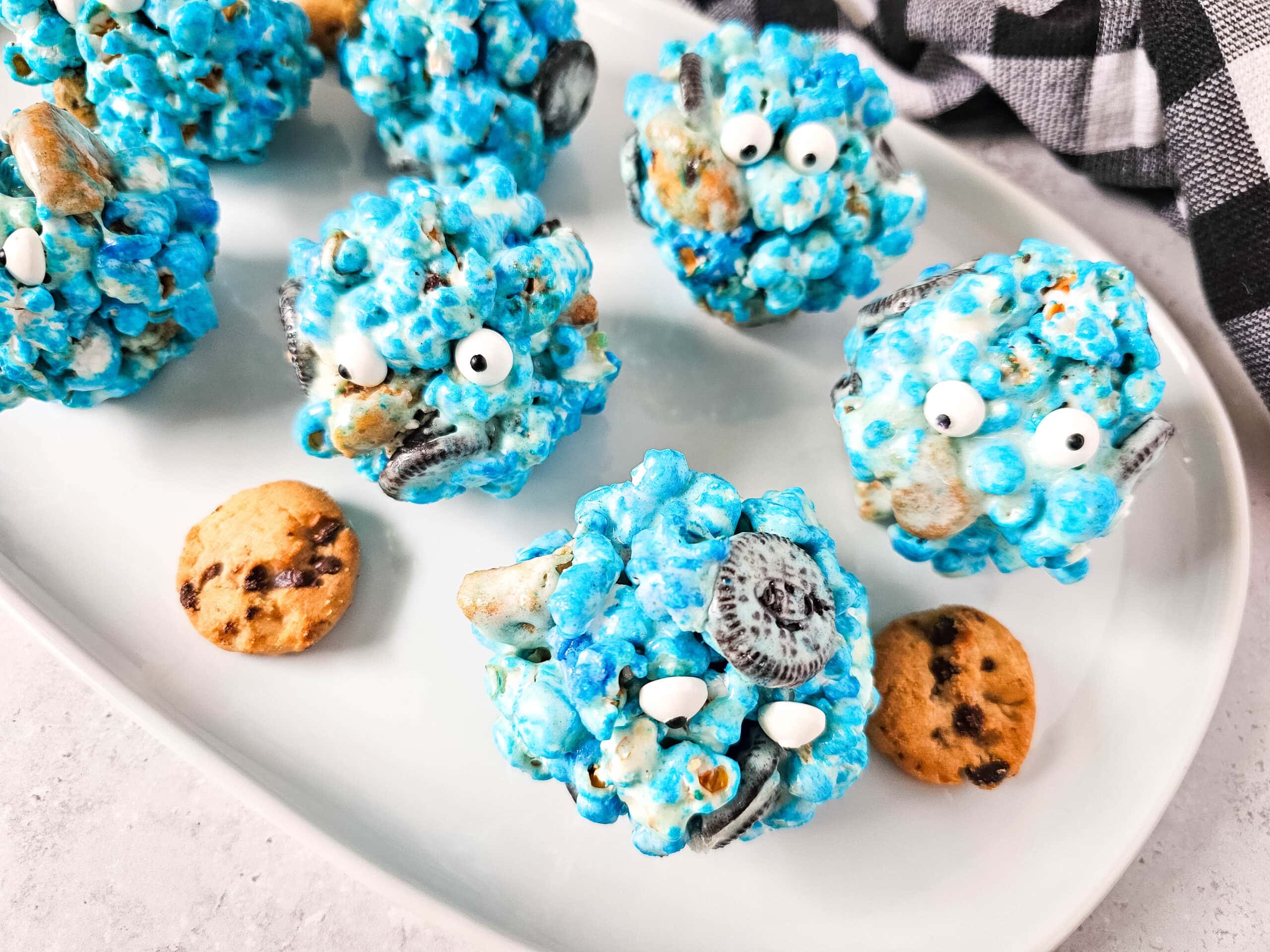 Cookie Monster Popcorn Balls: A Sweet Treat for Parties