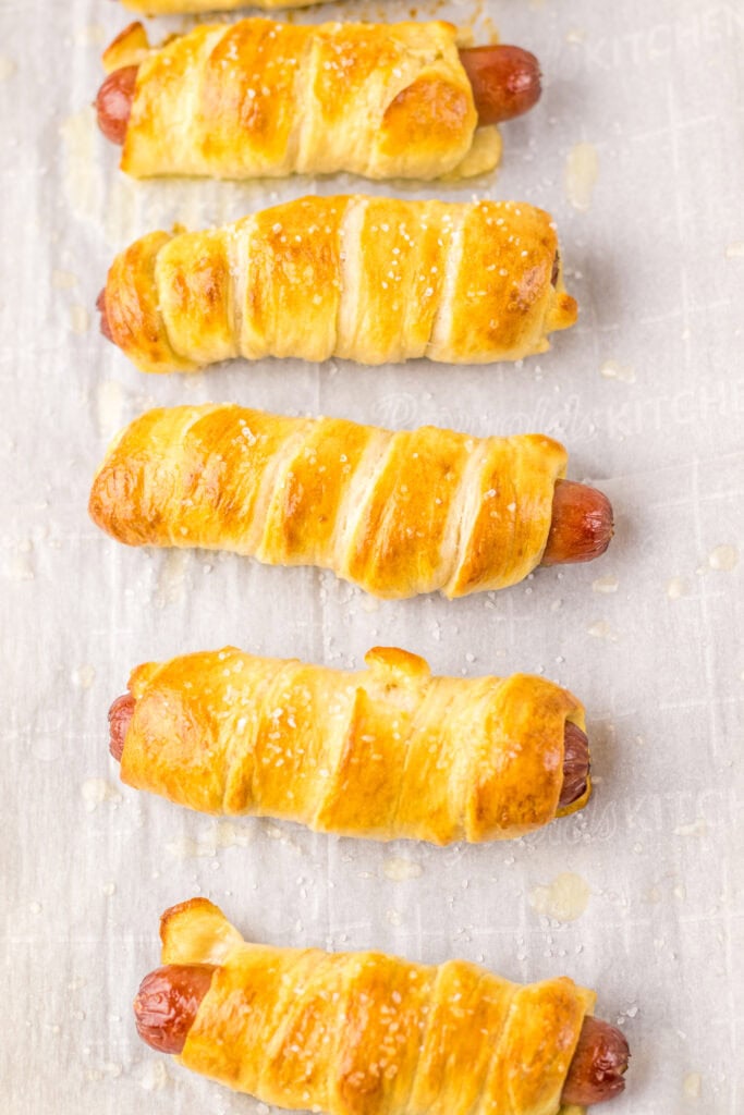 Soft and Salty Homemade Pretzel Dogs