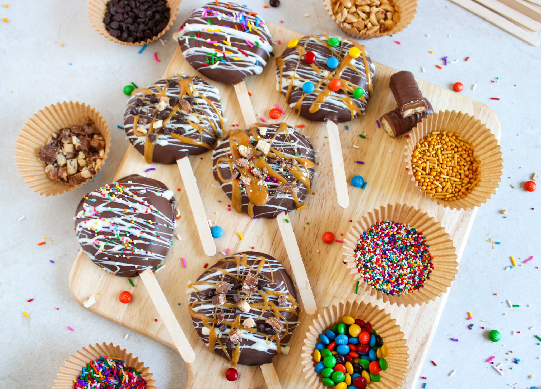 Sweet and Simple Chocolate Covered Apple Sticks