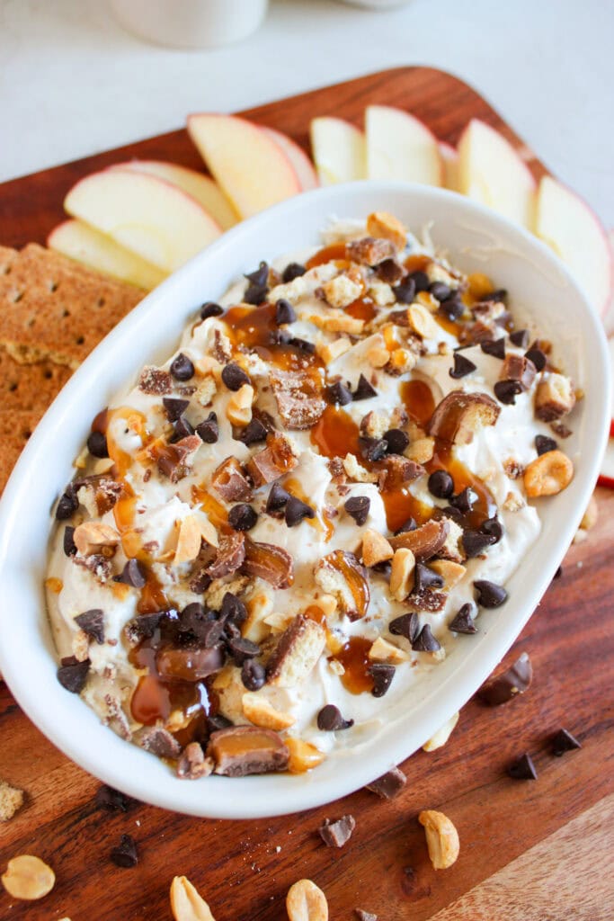 Caramel Twix Apple Dip