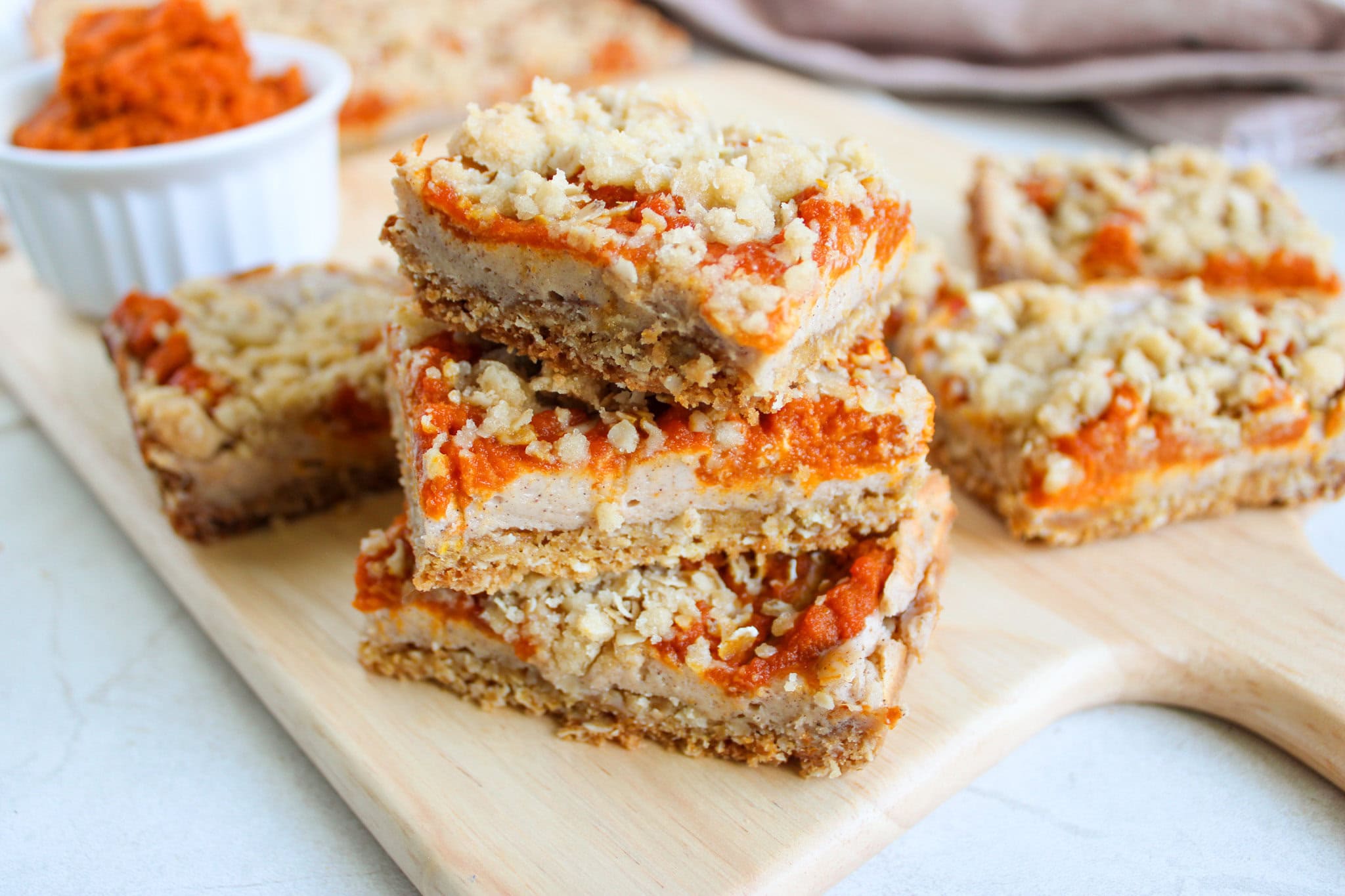 Rich Warm Pumpkin Cream Cheese Bars