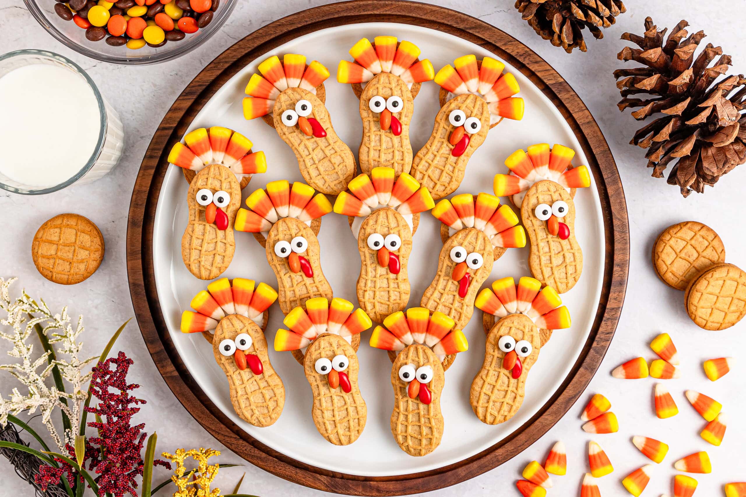 Gobble Up Some Fun with Nutter Butter Turkeys