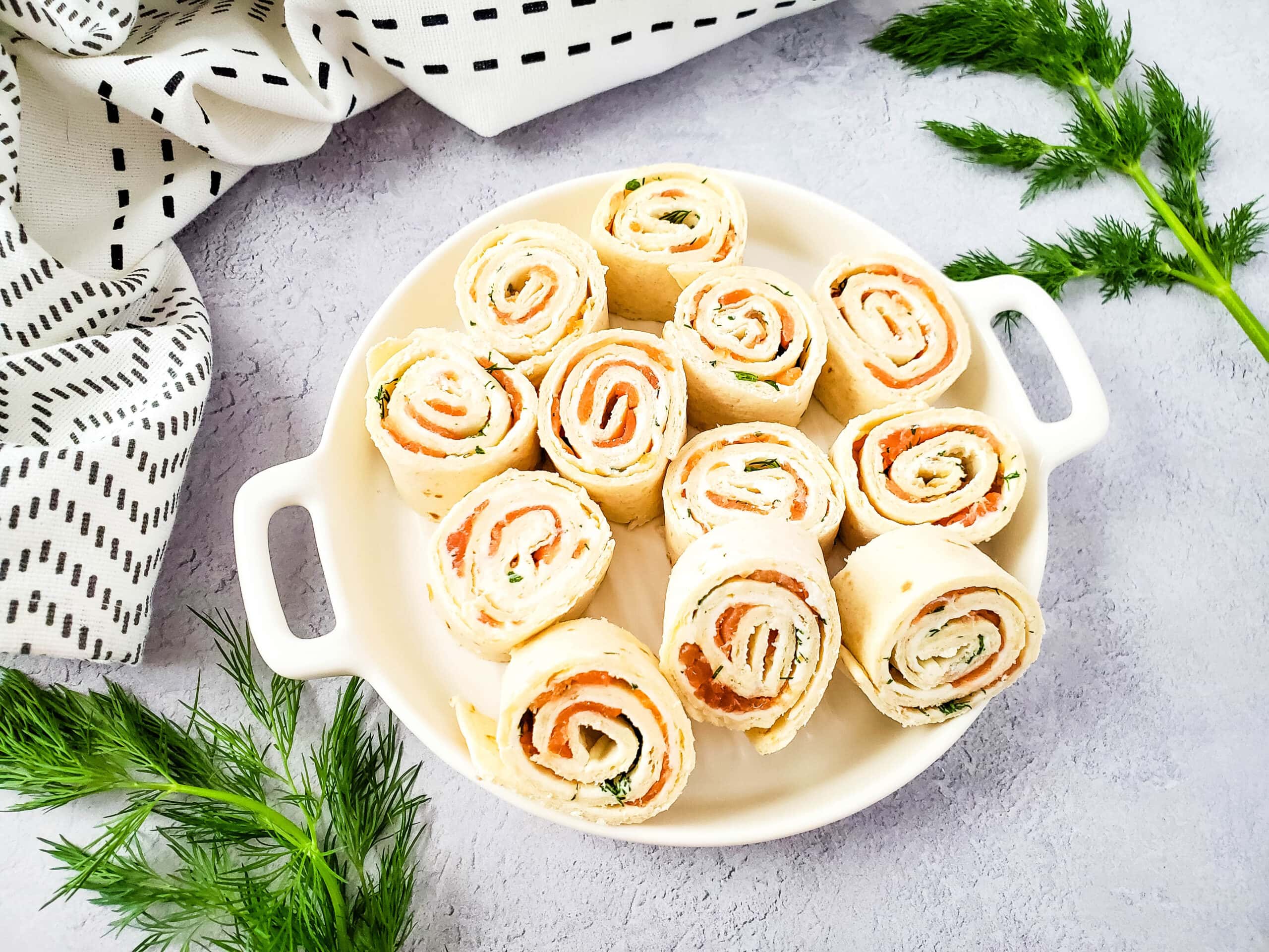 Smoked Salmon Pinwheels