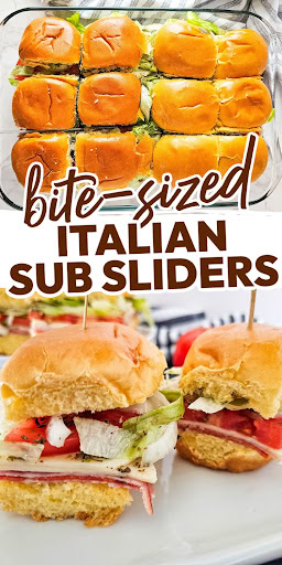 bite sized italian sub sliders