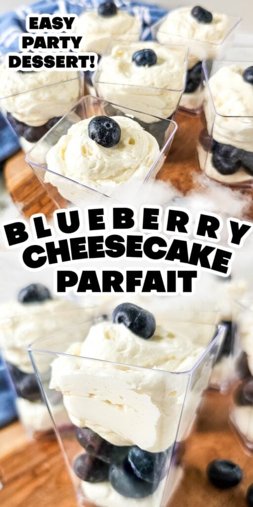 blueberry cheesecake parfait