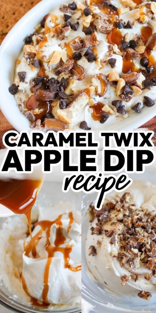 caramel apple twix dip