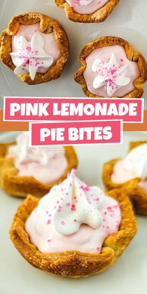 pink lemonade pie bites