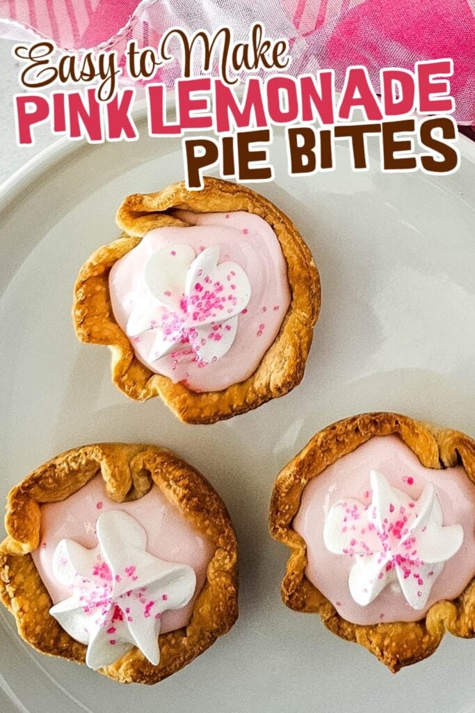 pink lemonade pie bites