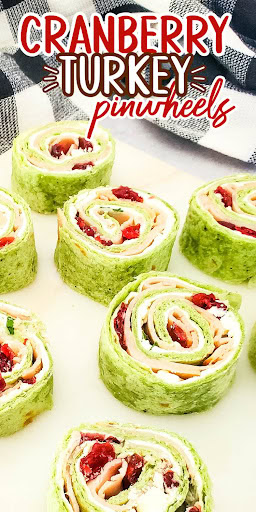 cranberry turkey pinwheels