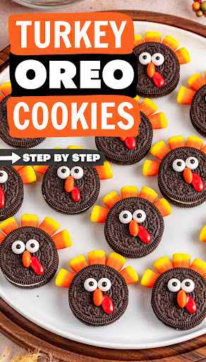 oreo turkey cookies