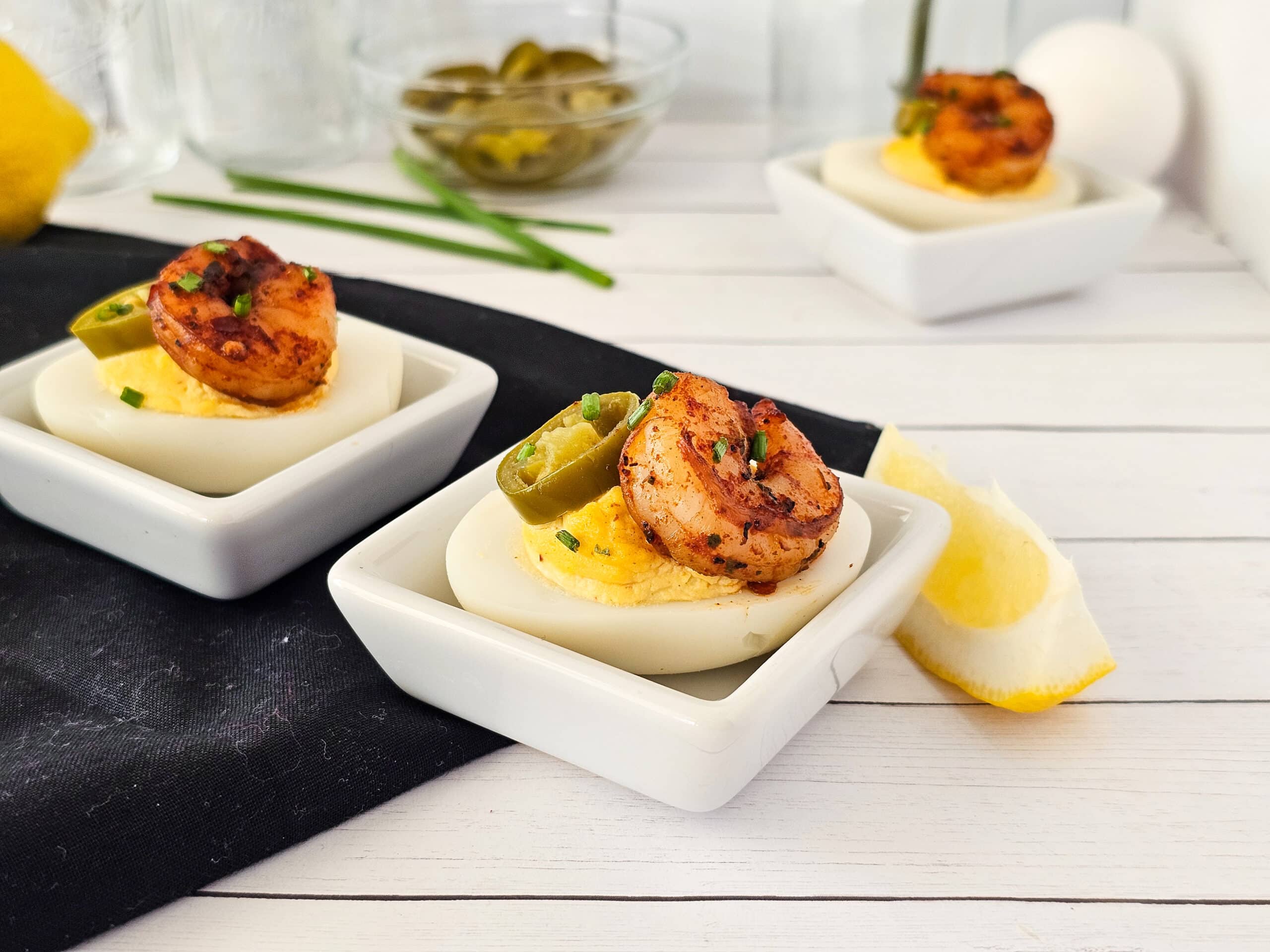 Bold, Spicy, and Delicious Cajun Deviled Eggs with Shrimp