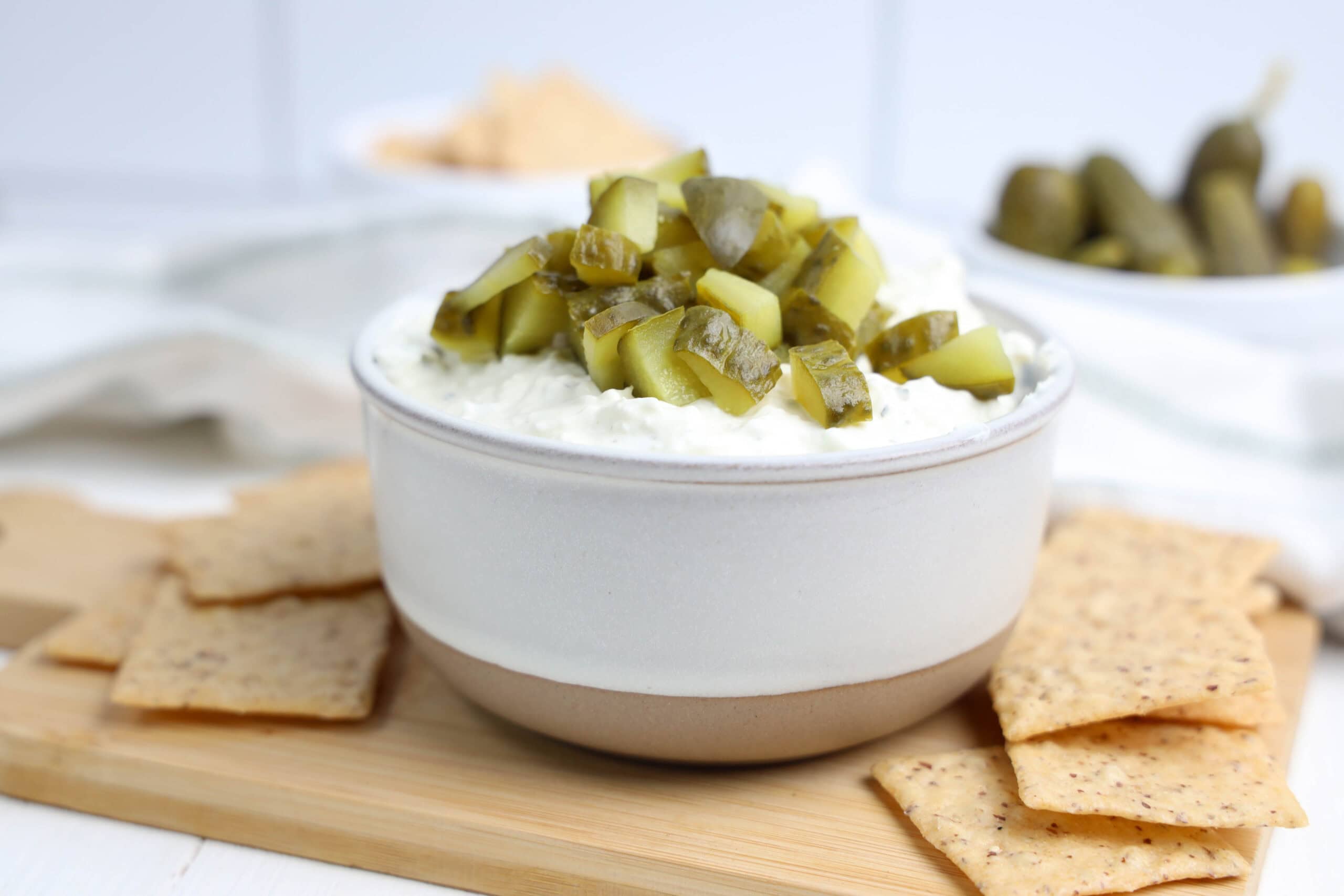 The Ultimate Creamy Tangy Dill Pickle Dip