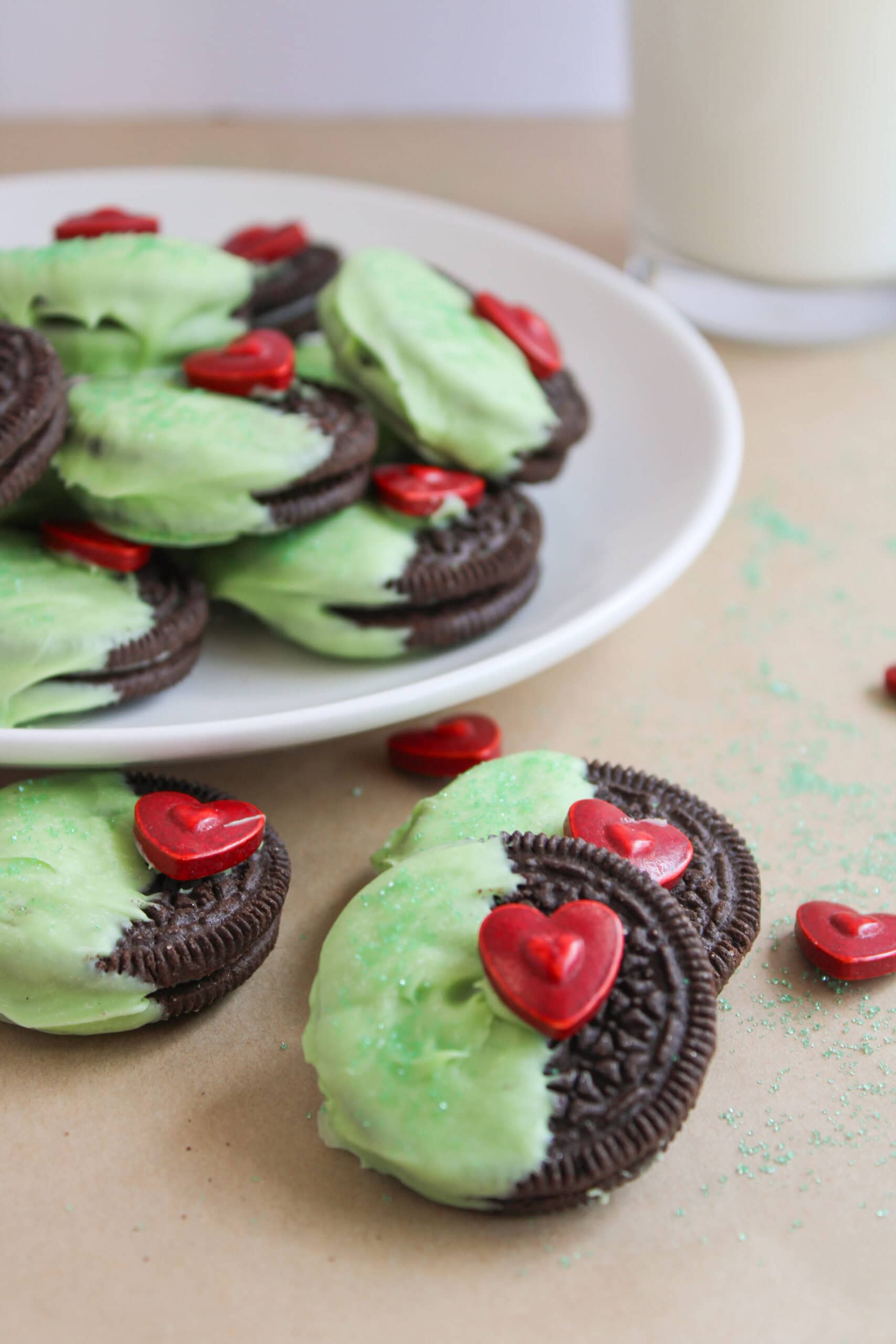 The Grinch Oreos for Quick Holiday Treat