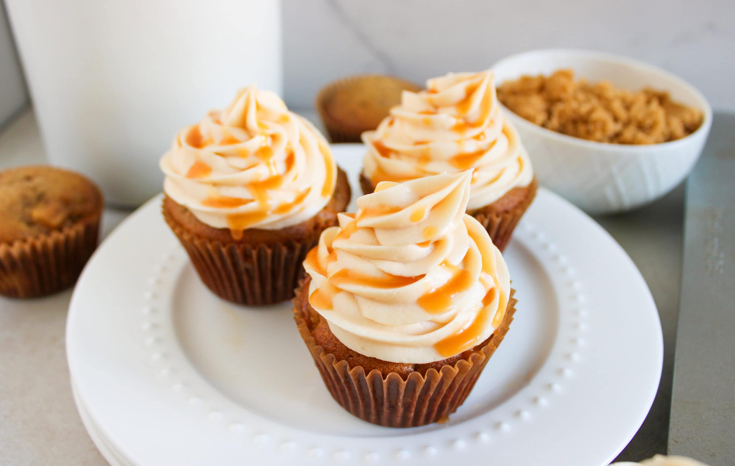 Apple Spice Cupcakes with Salted Caramel Frosting: Fall in Every Bite!