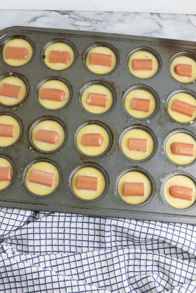 Corndog Mini Muffins