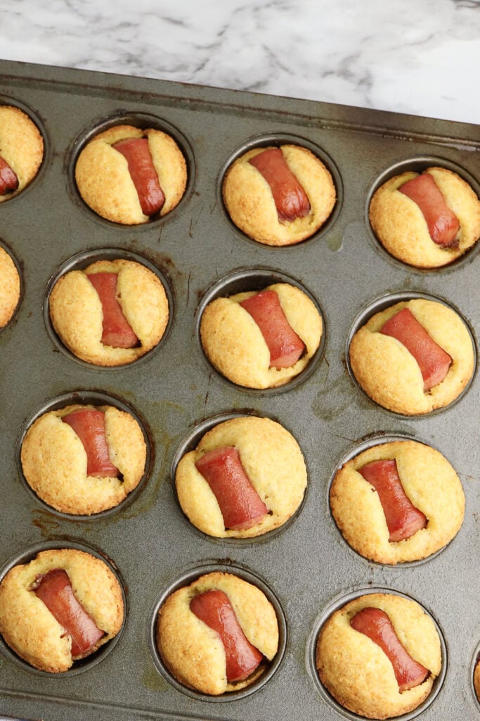 Corndog Mini Muffins