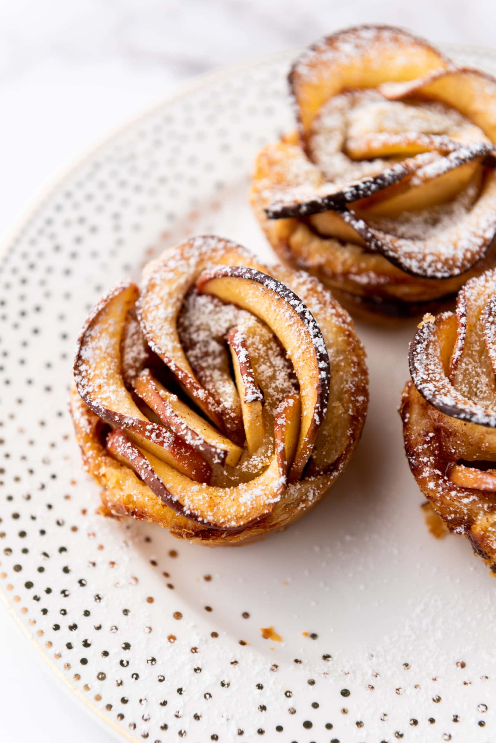 Puff Pastry Apple Roses