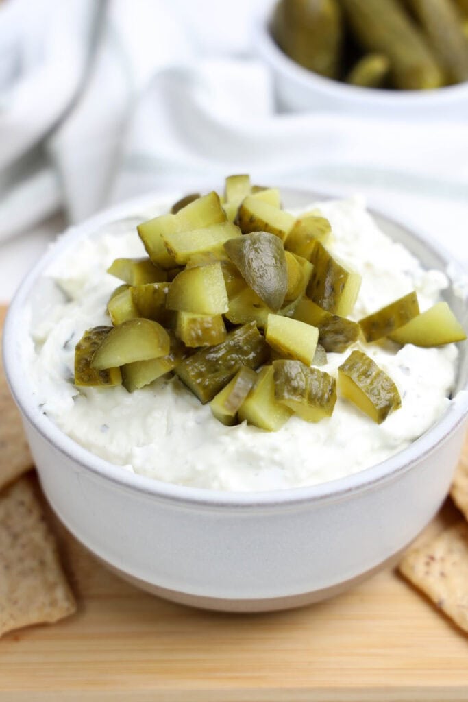 dill pickle dip - game day finger food