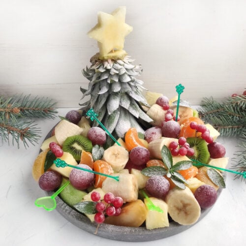 Christmas Pineapple Tree Fruit Tray