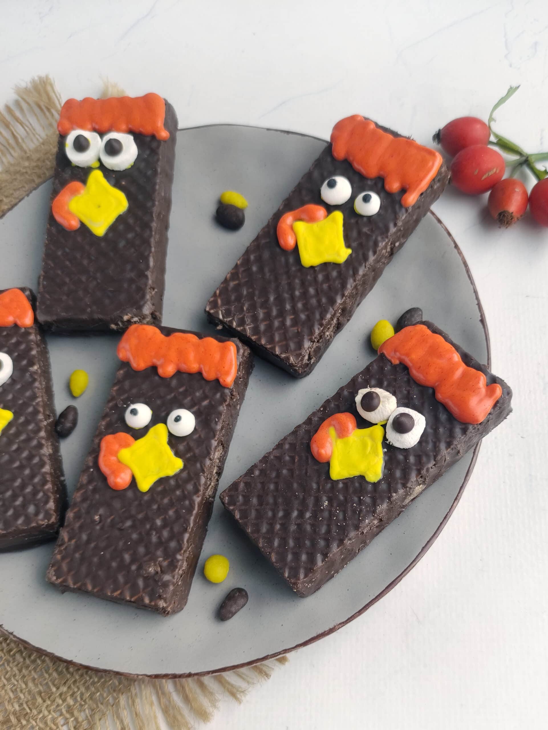 Cute, Easy, and Delicious Turkey Chocolate Bars