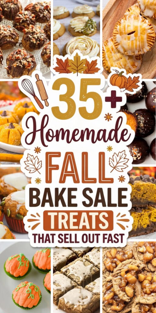 fall bake sale treats