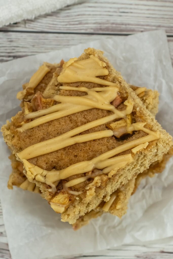 fall treats - apple blondies