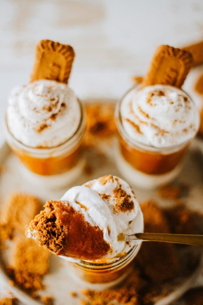 fall treats - pumpkin cheesecake trifle