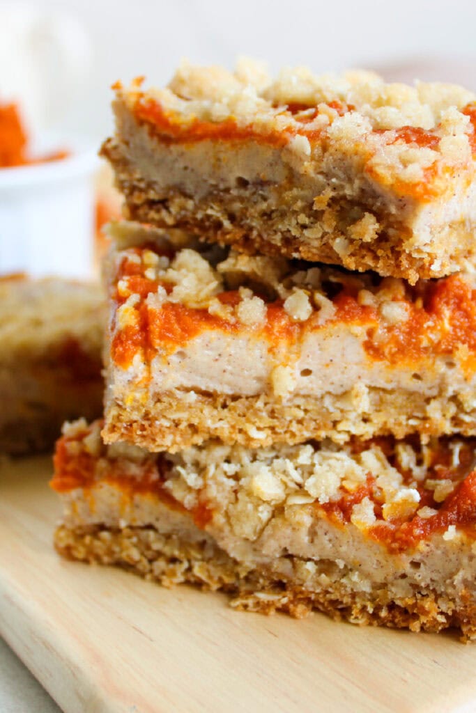 fall treats - pumpkin cream cheese bars