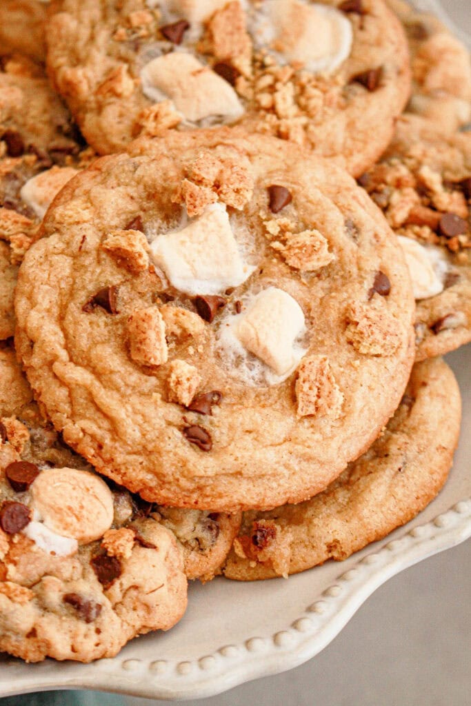 fall treats - smores cookies