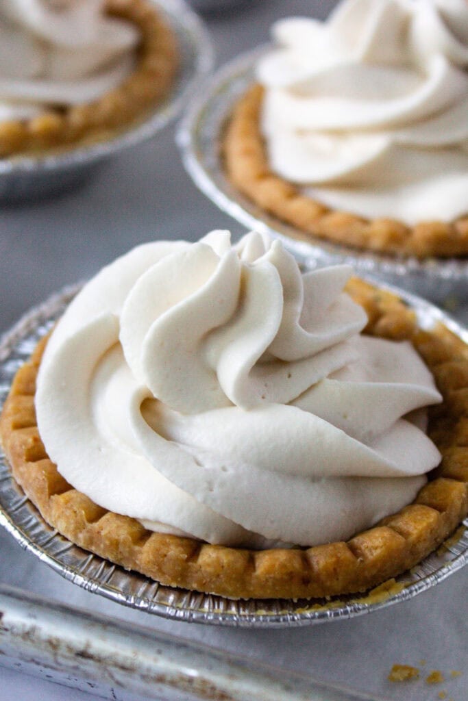 fall treats - white chocolate caramel tarts