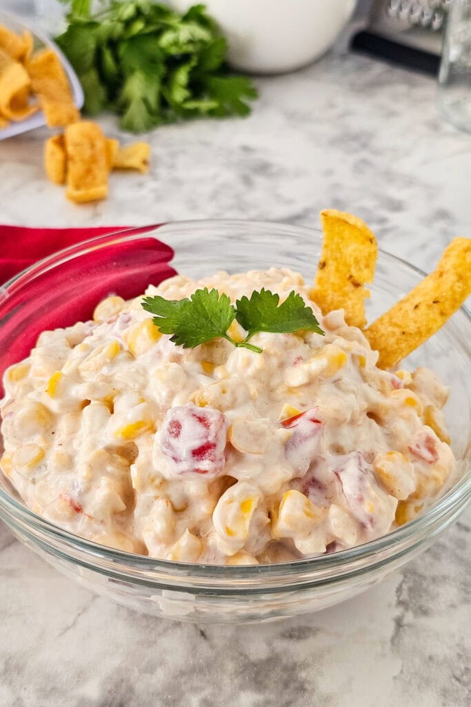 fiesta corn dip - game day finger food