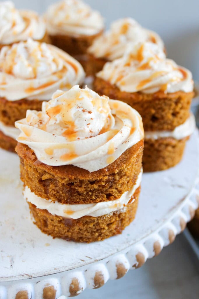 mini pumpkin cakes