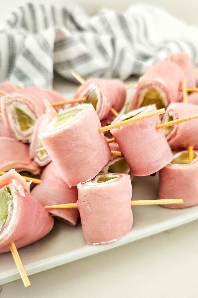 pickle ham rolls - game day finger food