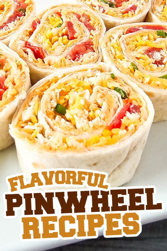 pinwheel recipes - Chicken Enchilada Pinwheels