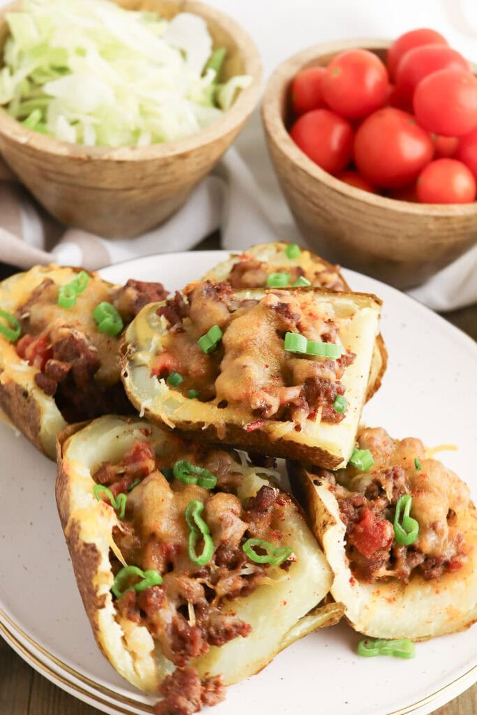 potato skin tacos - game day finger food 