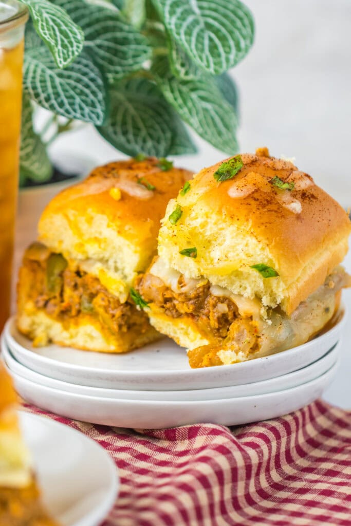 sloppy joe enchilada sliders - game day finger food