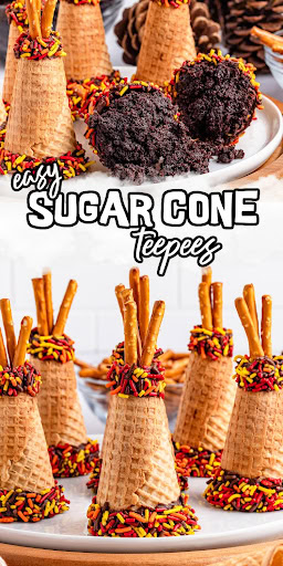 teepee sugar cones