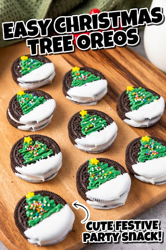 christmas tree oreos