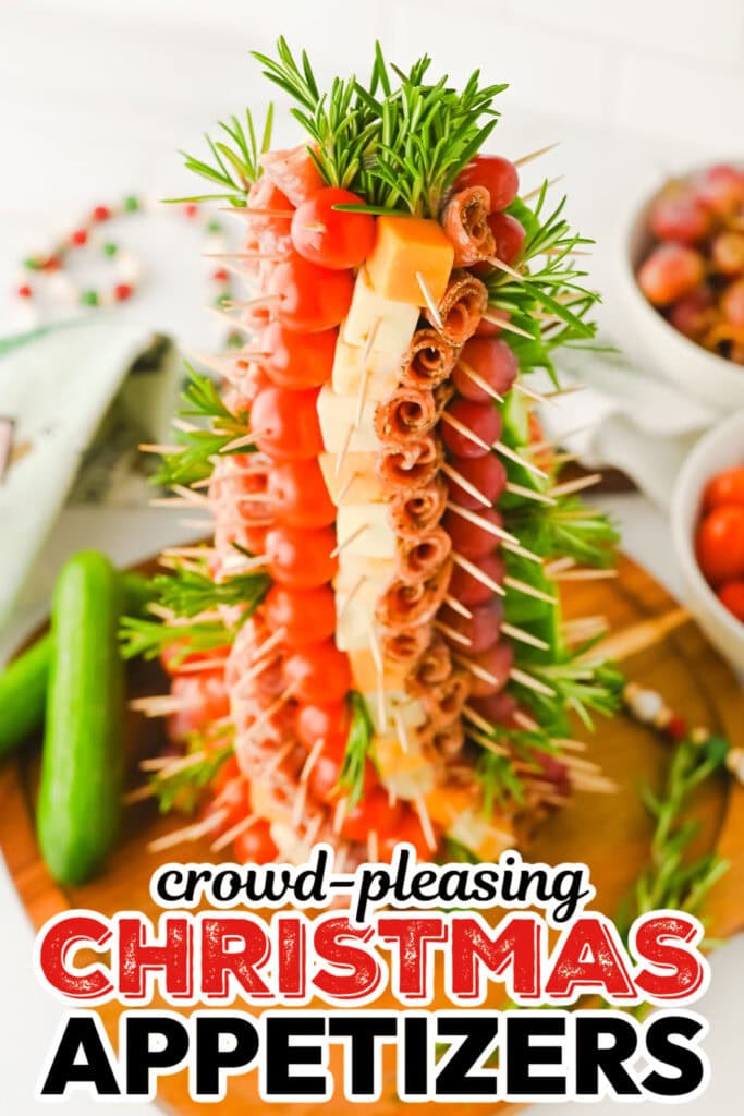 Christmas Appetizers-Charcuterie Christmas Tree