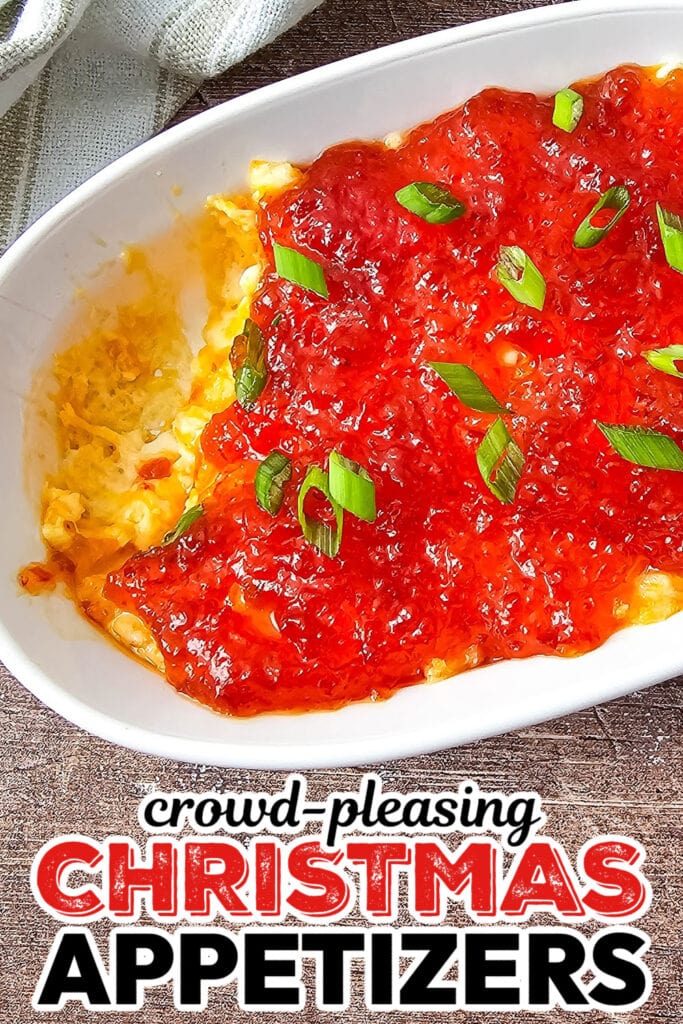 Christmas Appetizers-Pepper Jelly Cheese Dip