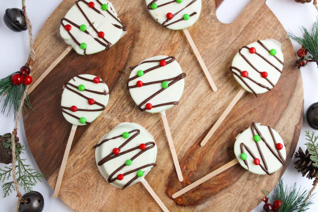 christmas light apple slices