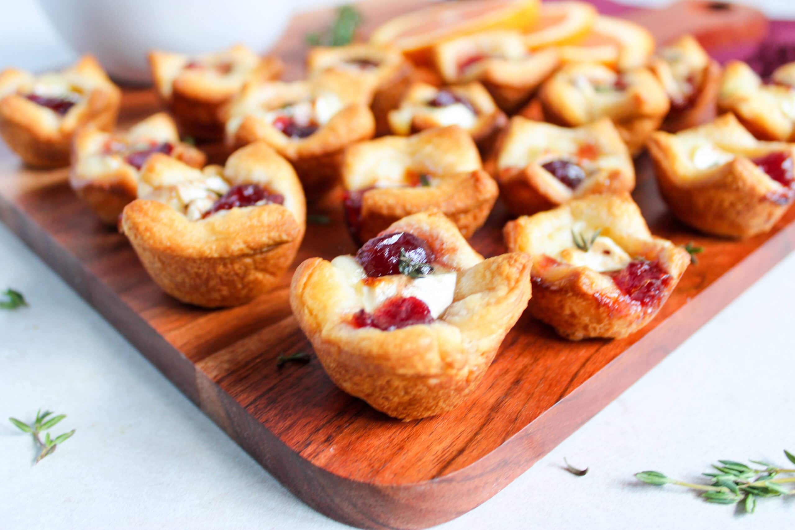 Cranberry Brie Bites for a Holiday Appetizer