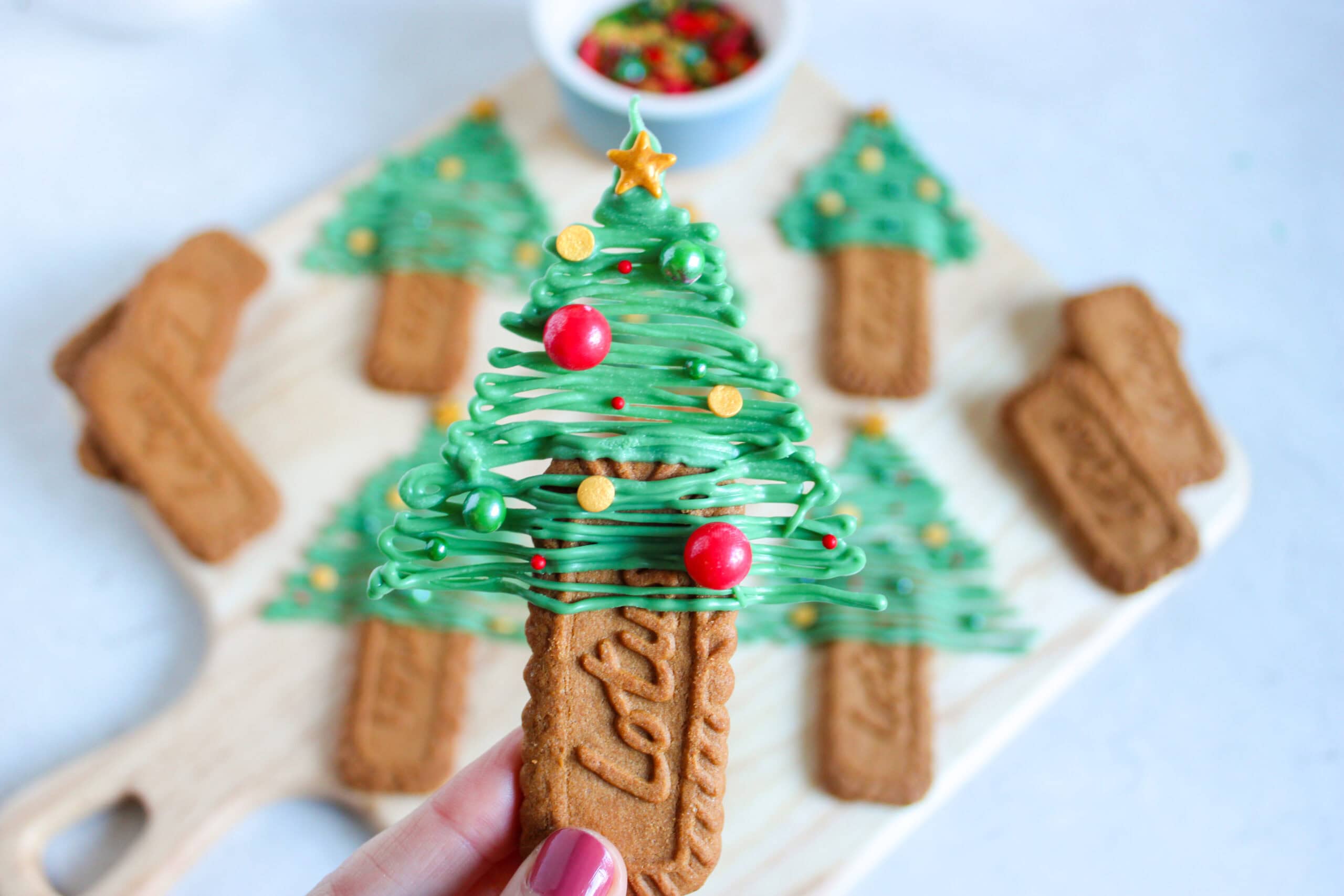 Biscoff Chocolate Christmas Tree